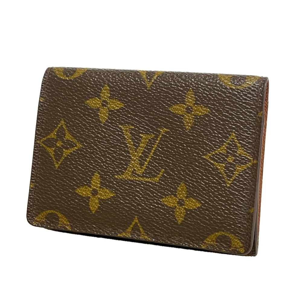 Louis Vuitton Monogram Enveloppe Carte de Visite Business Card Holder M62920 ...